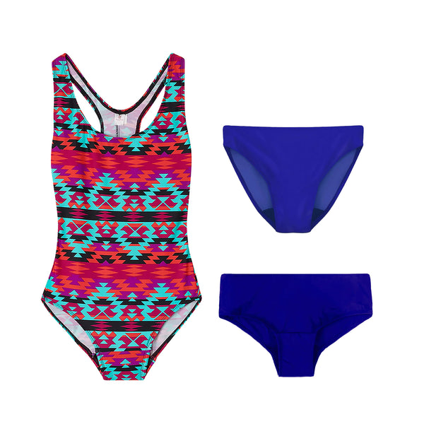 Ruby Love Double-Tie Period Swimwear – Black Sea