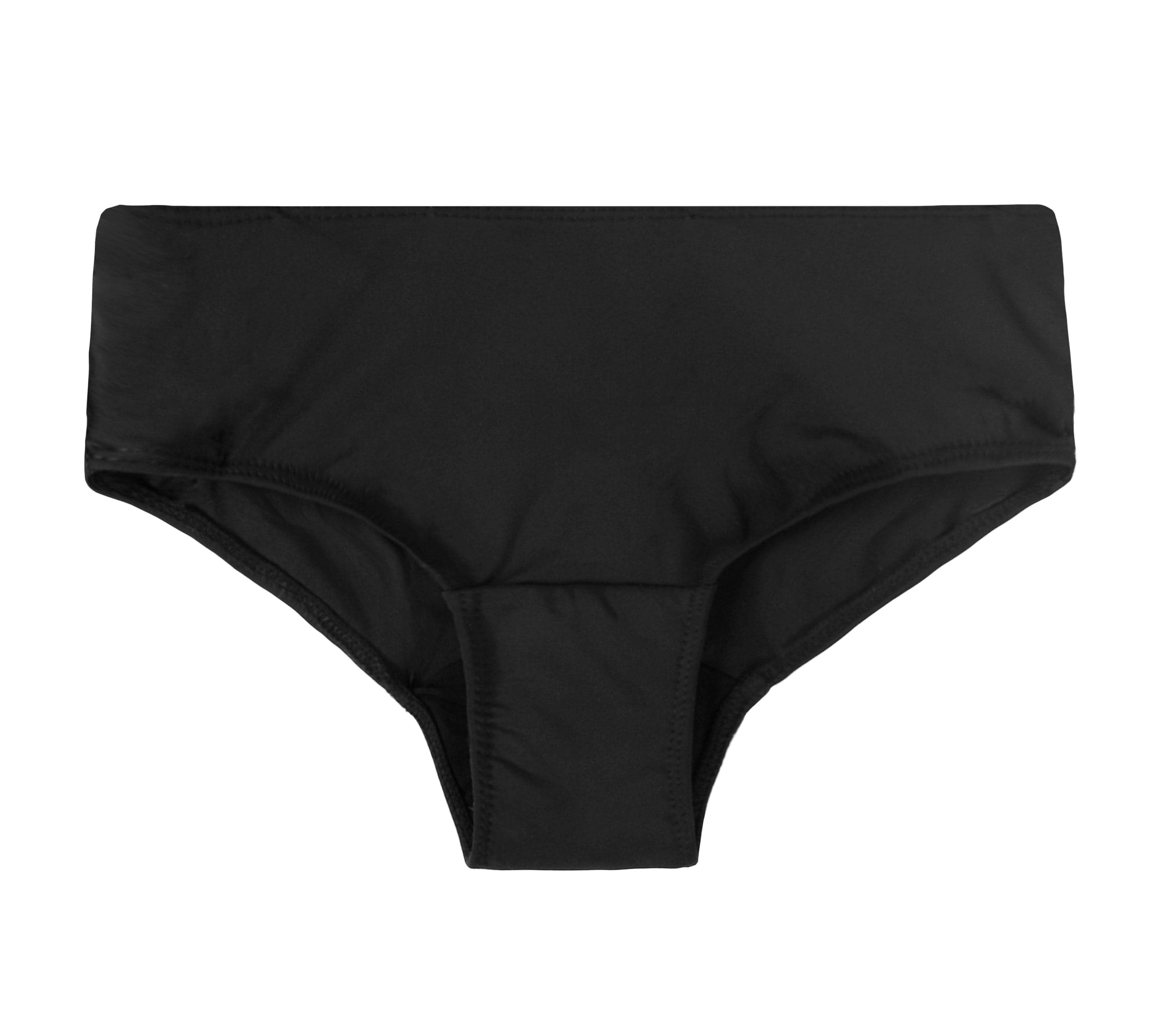 Women's Full Coverage Hipster Bikini Bottom - Clean Water Black bathing suit